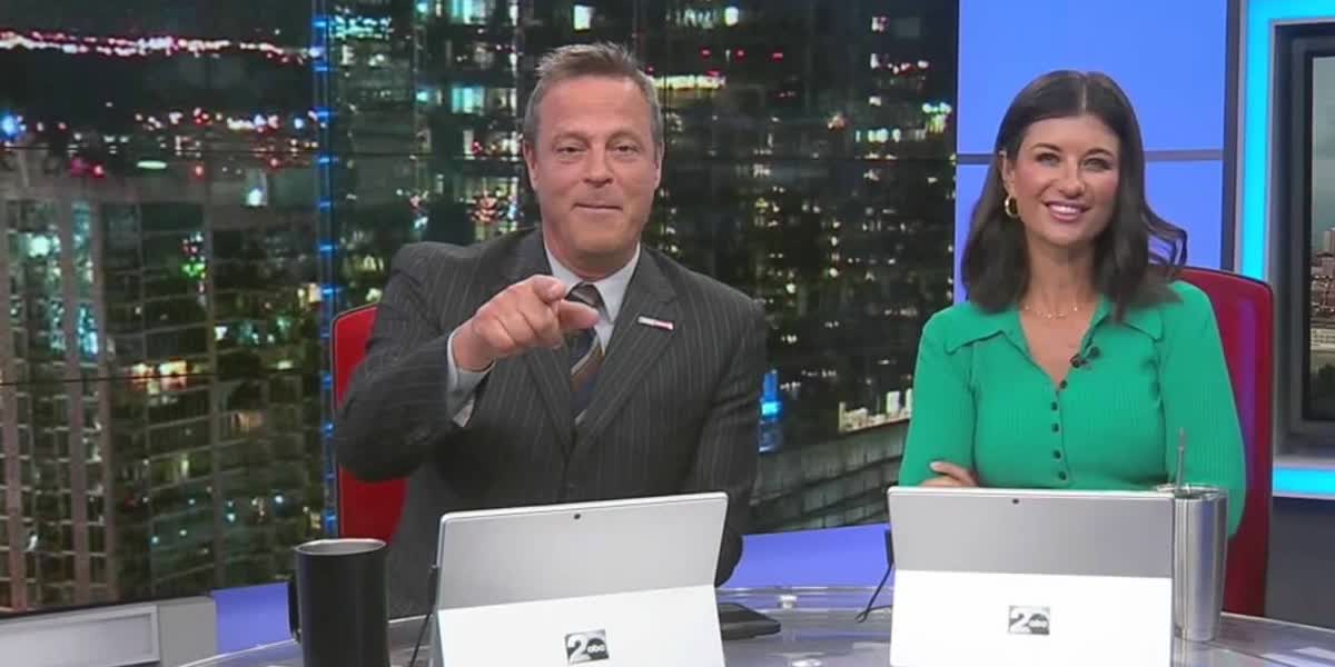 Nikki and Neil at the anchor desk