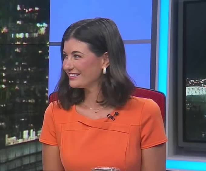 Nikki Burdine on set