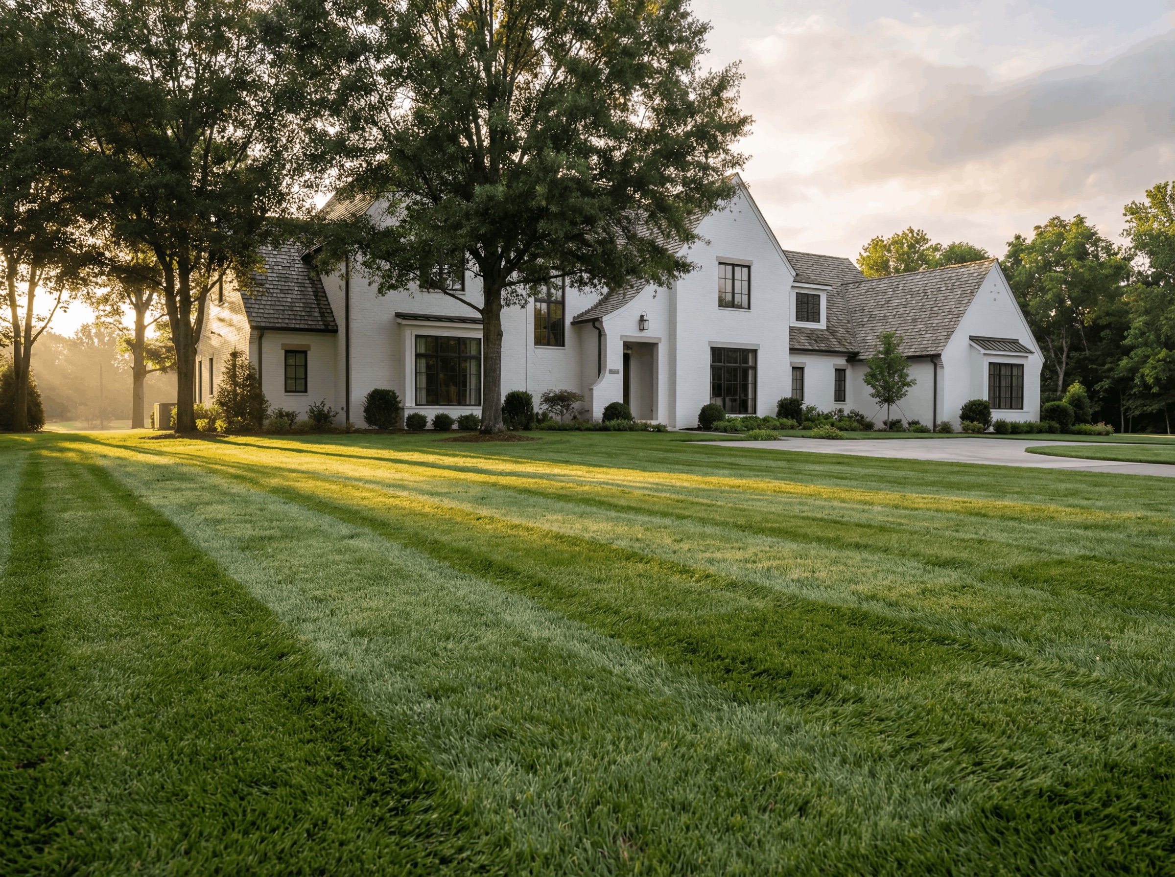 A Pure Turf lawn in Brentwood, Tennessee