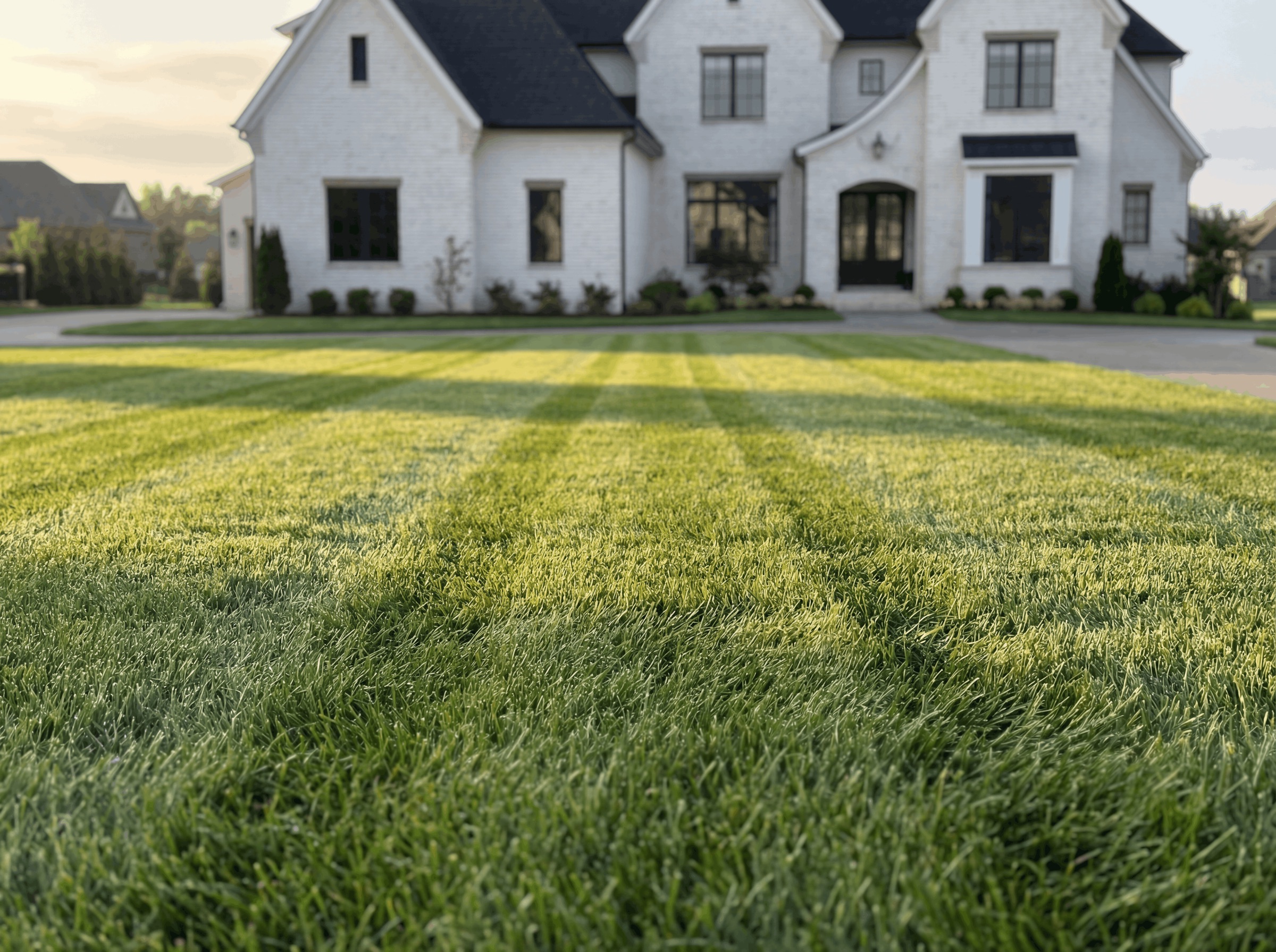 A Pure Turf lawn in Brentwood, Tennessee