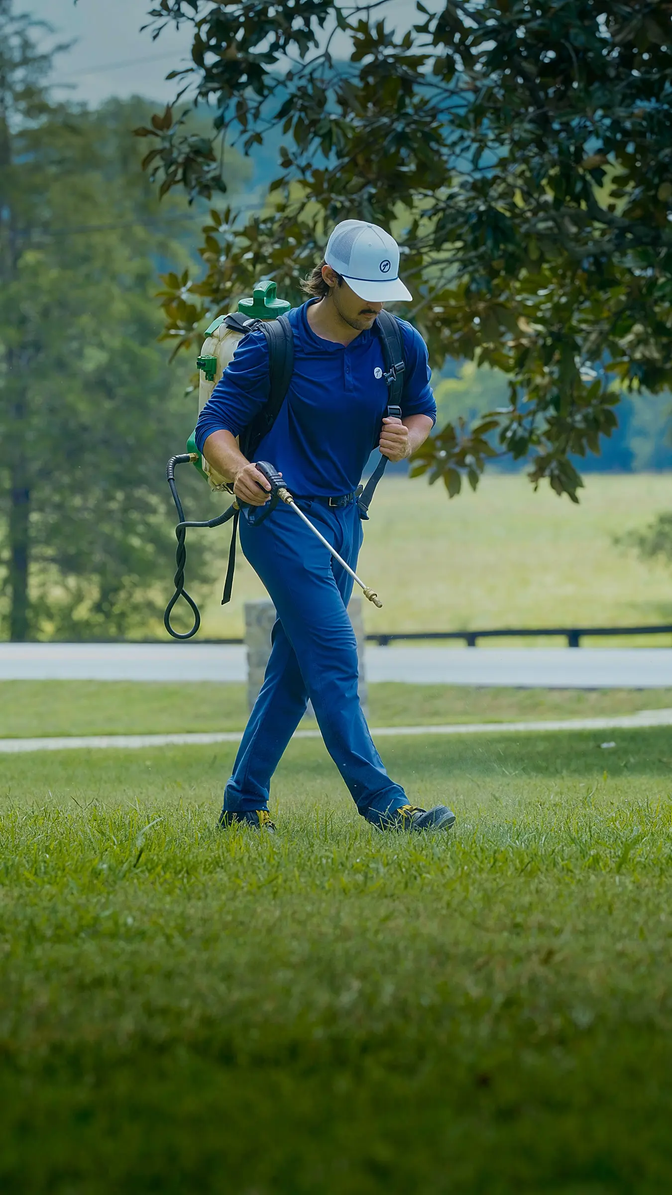 A Pure Turf–maintained lawn in Arrington, Tennessee